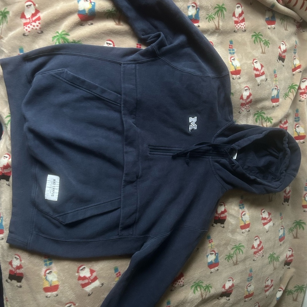 Men's Navy Blue Hoodie